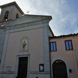 Bojano, Campobasso, Molise, Italy - March 8, 2018: Facade of the Church of Santa Maria dei Rivoli